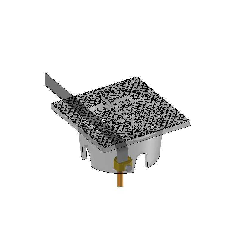 Iron cast inspection pit