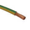 H07-VR Semi rigid insulated yellow green stranded copper cables