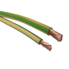 H07-VK Flexible insulated yellow green stranded copper cables