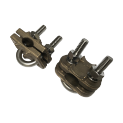 Cosse à étrier pour piquets de terre et câble