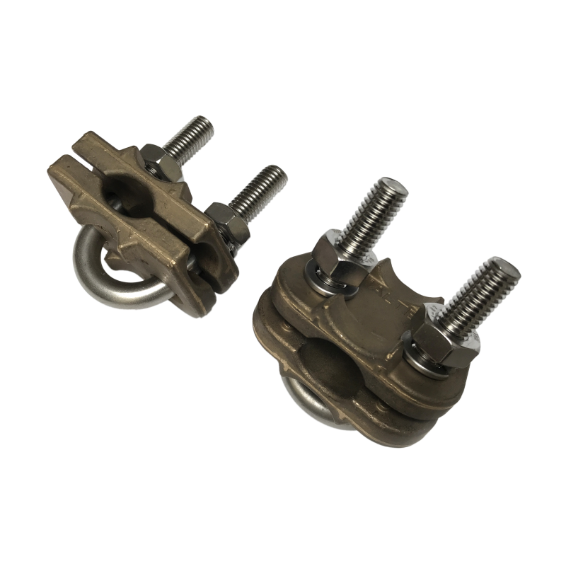 U bolt 20mm. Dia. max earth rod clamp