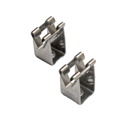 Photo Supports à clipser pour conducteurs en acier inoxydable
