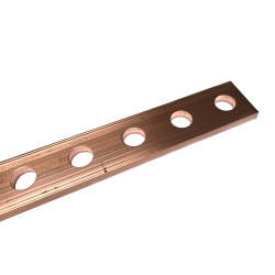 Barres perforées en cuivre