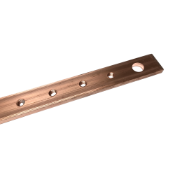 Barres taraudées en cuivre