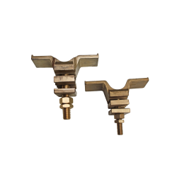 Double winged earth clamps