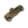 Supporto in ottone per conduttore piatto 30x2 (foto) Supporto in ottone per conduttore piatto 30x2 (foto)