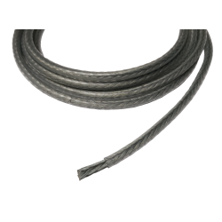 Treccia rotonda in rame stagnato intrecciata in PVC