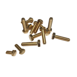 Brass hexagonal screws