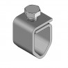 capocorda di terra 3D da 20 mm e cavo in acciaio zincato capocorda di terra 3D da 20 mm e cavo in acciaio zincato