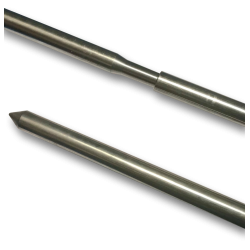 Stainless steel earth rods