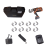 Kit di crimpatura completo per interventi sui circuiti di messa a terra delle sottostazioni MT/HV.