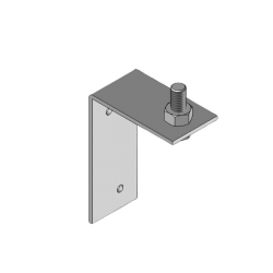 Stainless steel straight angle plate