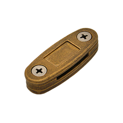 Support laiton pour conducteur plat 25x3