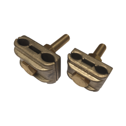 Sabots de terre simples 16 à 70mm² - visserie laiton - postes sources