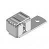 Collegamenti equipotenziali su struttura (da 5 a 19 mm) con staffa offset Collegamenti equipotenziali su struttura (da 5 a 19 mm) con staffa offset