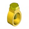3D-Bild eines 5/8"-Erdkabelschuhs und Kabels 3D-Bild eines 5/8"-Erdkabelschuhs und Kabels