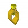 3D picture of 3/4''Earth rod + cable clamp