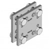 Heavy duty square clamps